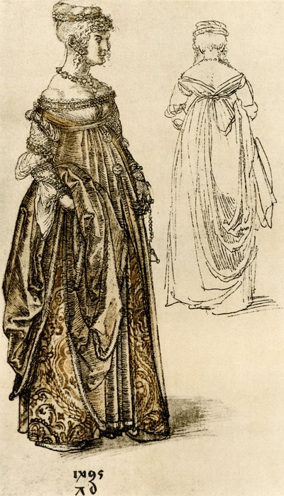 Dama veneciana elegante de Albrecht Dürer