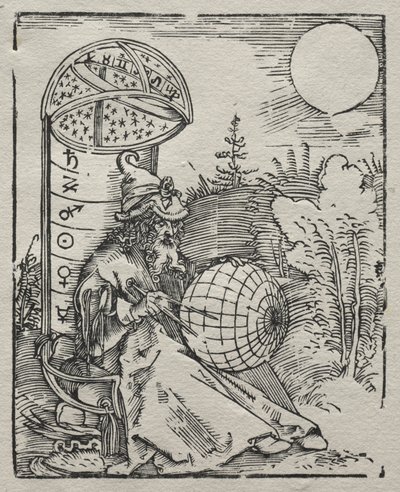 Ptolemaeus con el globo celeste de Albrecht Dürer