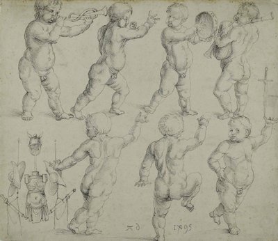 Putti, 1495 de Albrecht Dürer