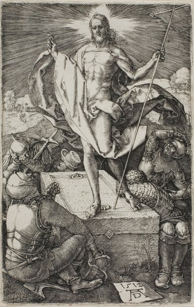 Resurrección, de La Pasión Grabada de Albrecht Dürer