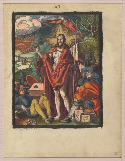 Auferstehung, aus "Die kleine Holzschnittpassion" de Albrecht Dürer