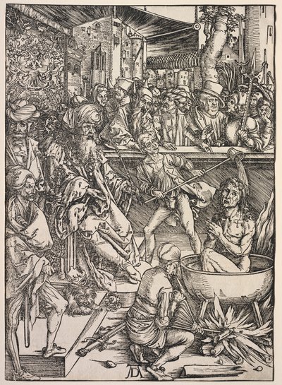 Revelación de San Juan: Martirio de San Juan de Albrecht Dürer