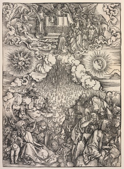 Revelación de San Juan: Apertura del sexto sello de Albrecht Dürer