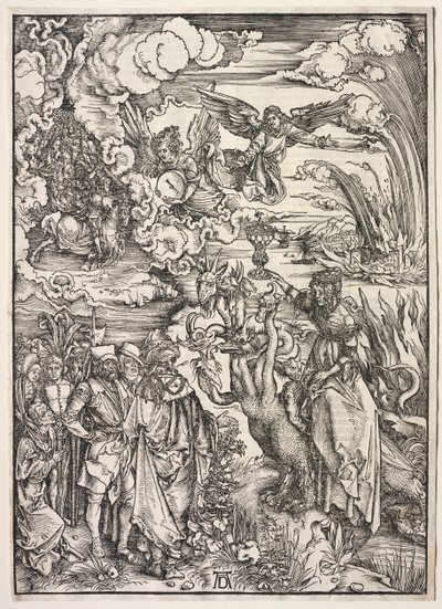 Revelación de San Juan: La mujer de Babilonia de Albrecht Dürer