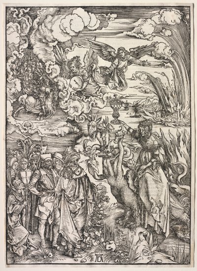 Revelación de San Juan: La mujer de Babilonia, 1511 de Albrecht Dürer
