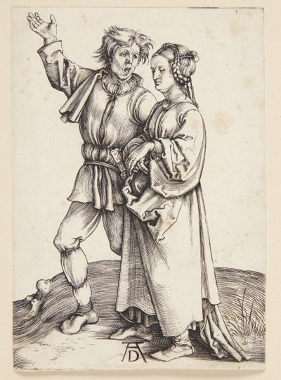 Pareja rústica de Albrecht Dürer