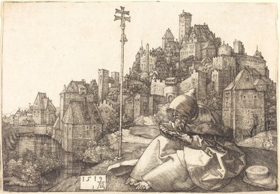 San Antonio leyendo de Albrecht Dürer