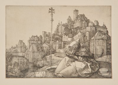 San Antonio leyendo de Albrecht Dürer