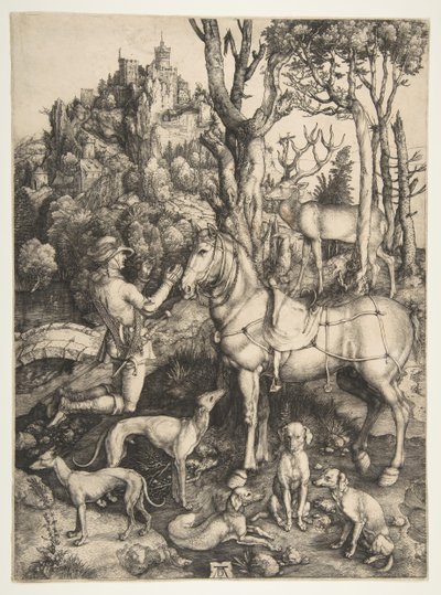San Eustaquio, ca. 1501 de Albrecht Dürer