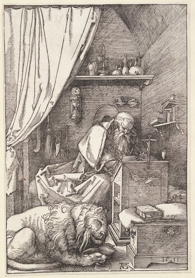 San Jerónimo en su celda de Albrecht Dürer