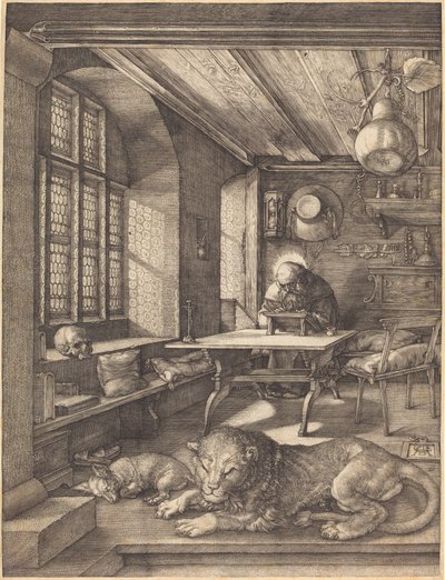 San Jerónimo en su estudio de Albrecht Dürer