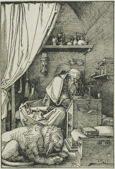 San Jerónimo en su celda de Albrecht Dürer