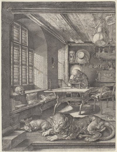 San Jerónimo en su estudio de Albrecht Dürer