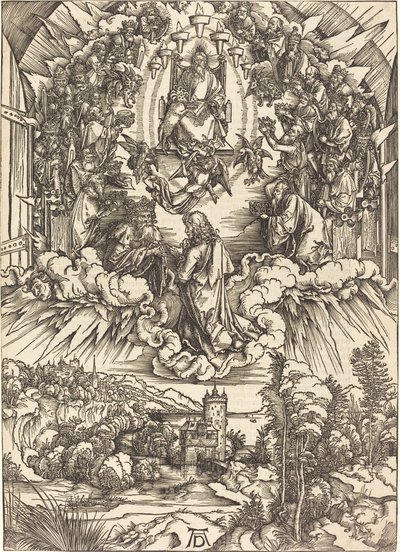 San Juan ante Dios y los ancianos de Albrecht Dürer
