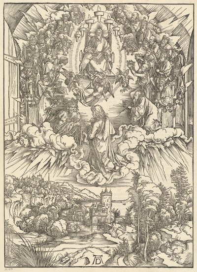San Juan ante Dios y los ancianos de Albrecht Dürer