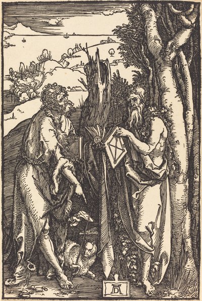 San Juan Bautista y San Onofre de Albrecht Dürer
