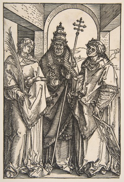 San Esteban, San Sixto y San Lorenzo de Albrecht Dürer