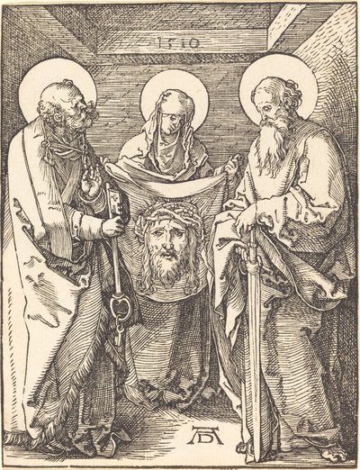 Santa Verónica entre San Pedro y San Pablo de Albrecht Dürer