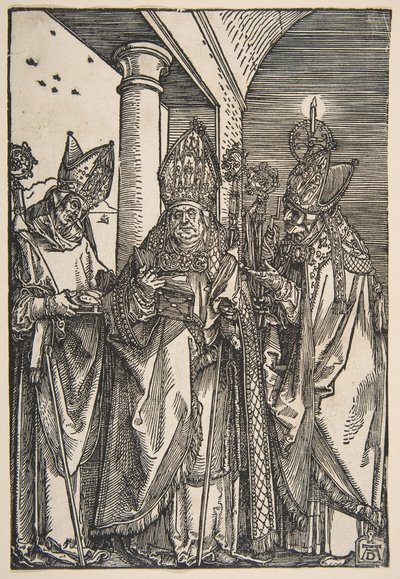 Santos Nicolás, Ulrico y Erasmo de Albrecht Dürer