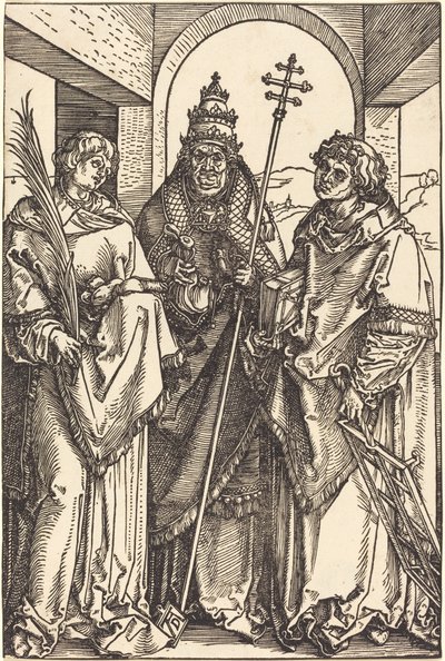 Santos Esteban, Sixto y Lorenzo de Albrecht Dürer