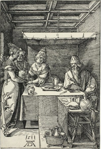 Salomé Presentando la Cabeza de San Juan Bautista a Herodías de Albrecht Dürer