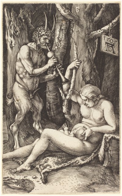 Familia de Sátiros de Albrecht Dürer