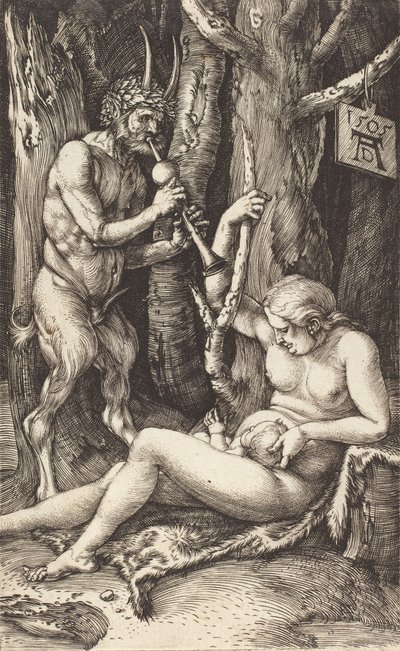 Familia de sátiros, 1505 de Albrecht Dürer