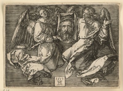 Velo de la Verónica, sostenido por dos ángeles de Albrecht Dürer