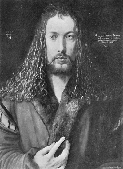 Autorretrato, 1500, 1906 de Albrecht Dürer