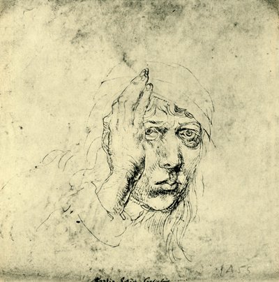 Autorretrato con Vendaje, 1492, 1943 de Albrecht Dürer