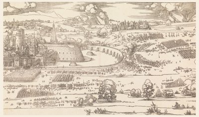 Asedio de una ciudad (Parte 1) de Albrecht Dürer