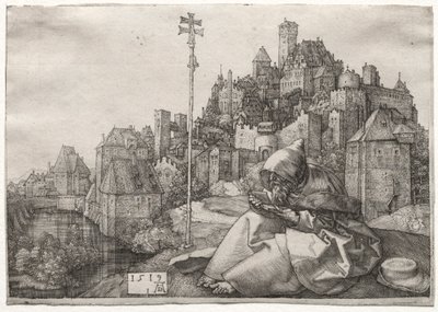 San Antonio leyendo de Albrecht Dürer