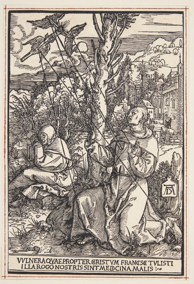 San Francisco recibiendo los estigmas de Albrecht Dürer