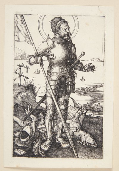 San Jorge a pie de Albrecht Dürer