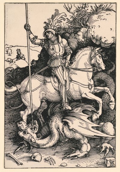 San Jorge Matando al Dragón de Albrecht Dürer