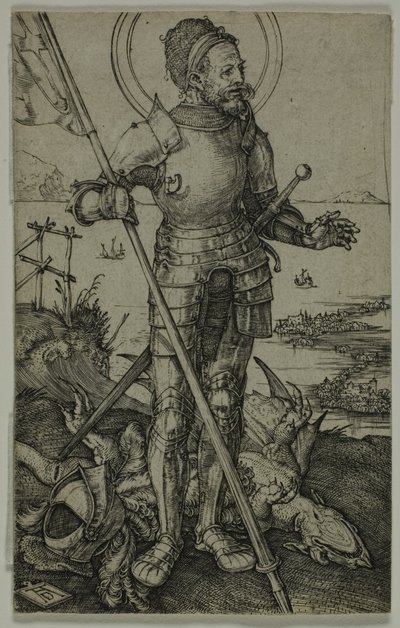 San Jorge a pie de Albrecht Dürer