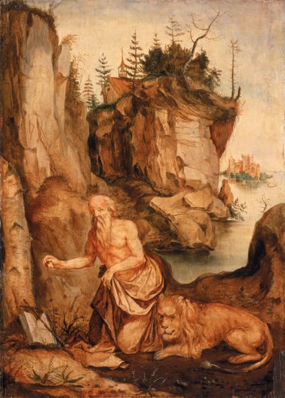 San Jerónimo y el león de Albrecht Dürer