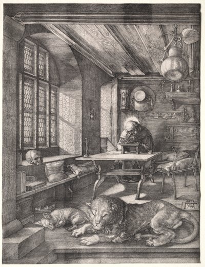 San Jerónimo en su estudio de Albrecht Dürer