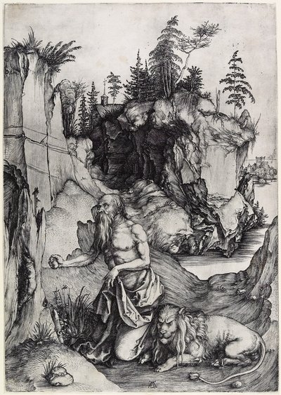 San Jerónimo en penitencia, c. 1497 de Albrecht Dürer