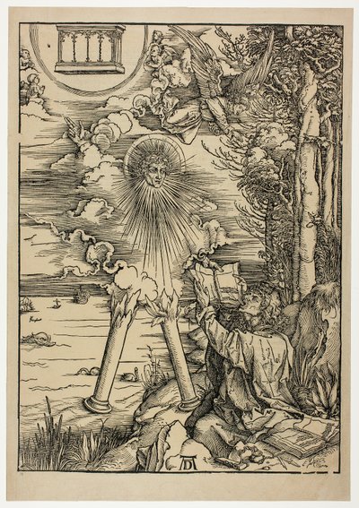 San Juan Devorando el Libro, de El Apocalipsis de Albrecht Dürer