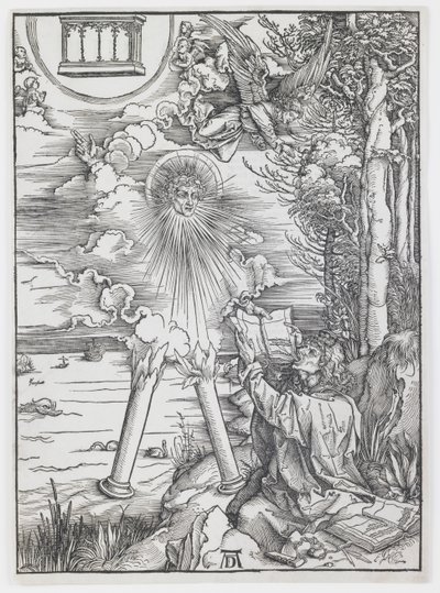 San Juan Devorando el Libro, de “El Apocalipsis” de Albrecht Dürer