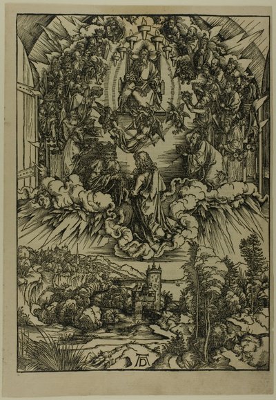 San Juan ante Dios y los Ancianos, del Apocalipsis de Albrecht Dürer