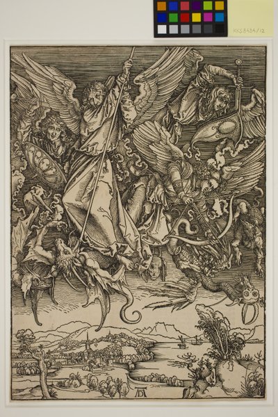 San Miguel luchando contra el dragón de Albrecht Dürer