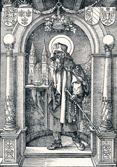 San Sebaldo en el Nicho, 1518 1906 de Albrecht Dürer