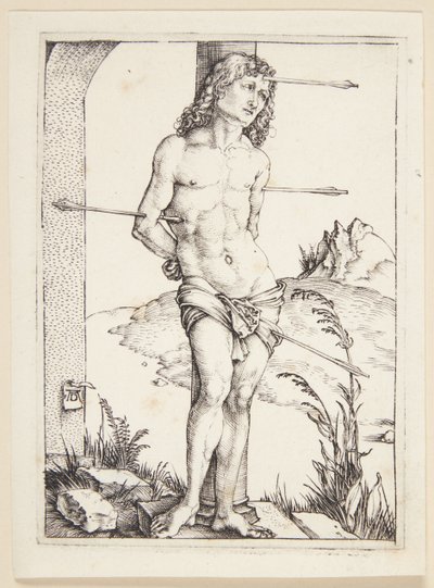 San Sebastián en la Columna de Albrecht Dürer