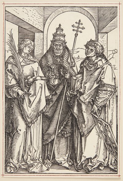 San Lorenzo, Sixto y Esteban de Albrecht Dürer