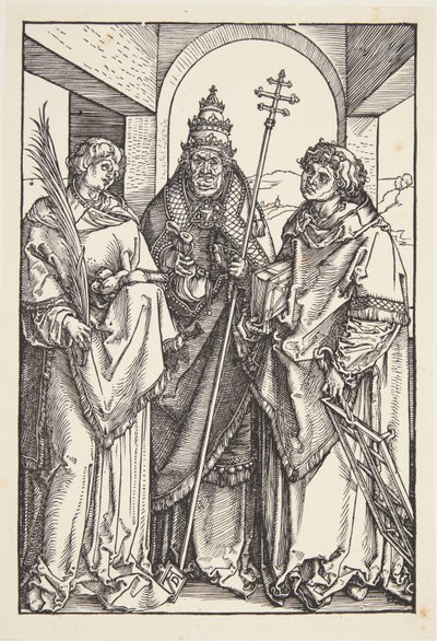 San Lorenzo, San Sixto y San Esteban de Albrecht Dürer