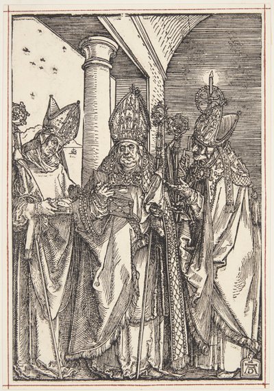 San Nicolás, Ulrico y Erasmo de Albrecht Dürer