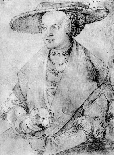 Susanne von Brandenburg-Ansbach, 1525 de Albrecht Dürer