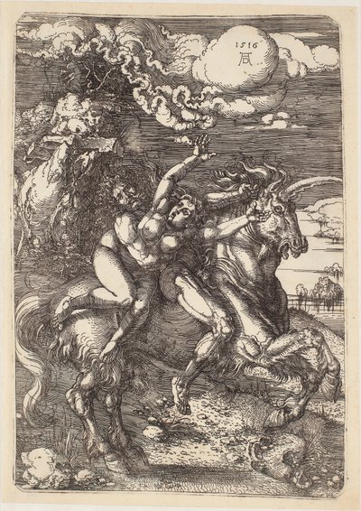 El rapto de Proserpina de Albrecht Dürer